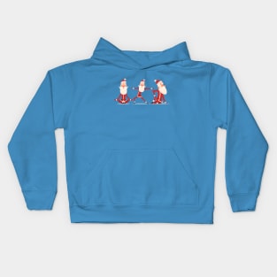 Santa Yoga Series Kids Hoodie